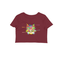 Stepevoli Clothing - Crop Top (Women) - Laser Sharp Cat (12 Colours)