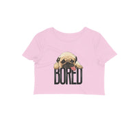 Stepevoli Clothing - Crop Top (Women) - Bored Pug Baby (11 Colours)