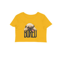 Stepevoli Clothing - Crop Top (Women) - Bored Pug Baby (11 Colours)