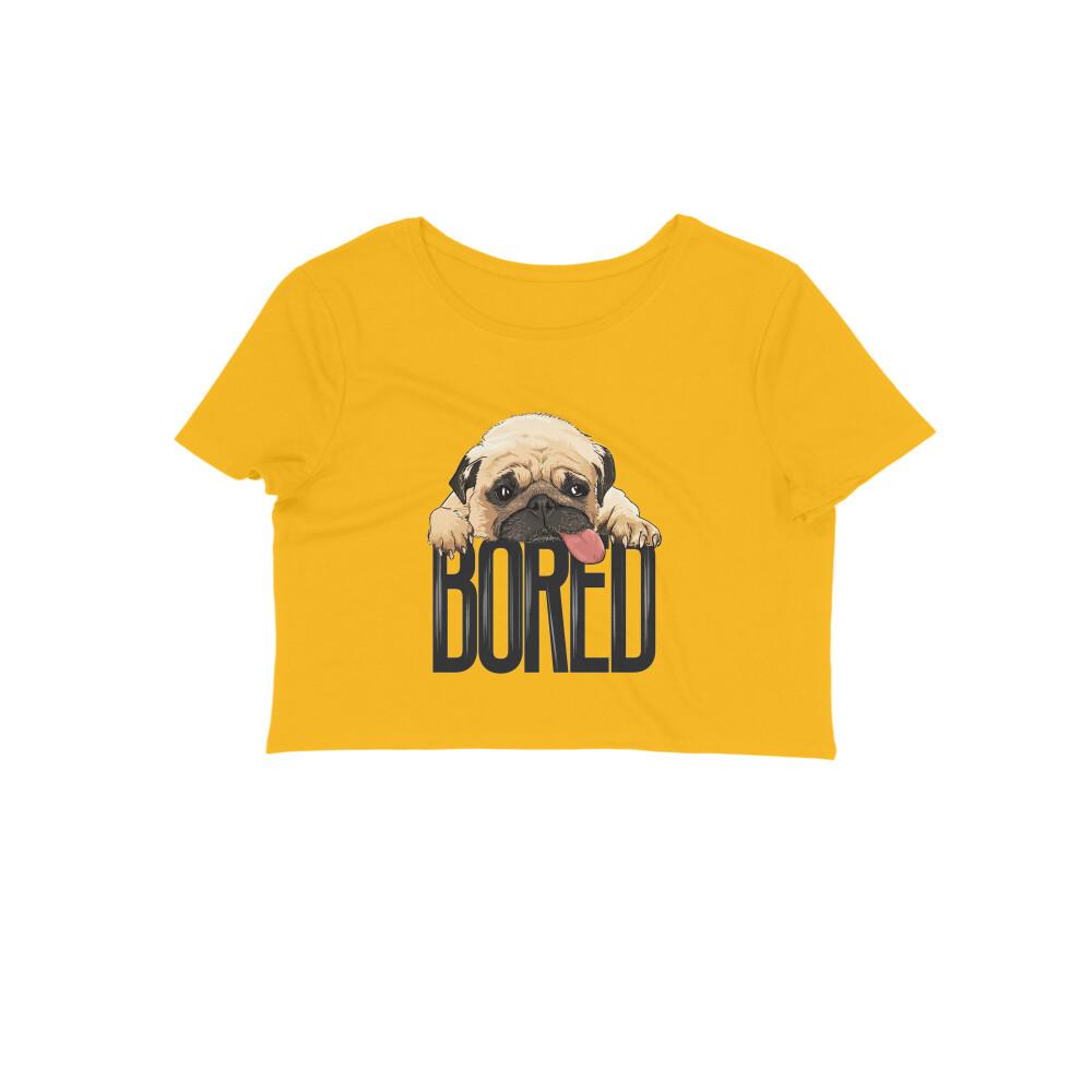 Stepevoli Clothing - Crop Top (Women) - Bored Pug Baby (11 Colours)