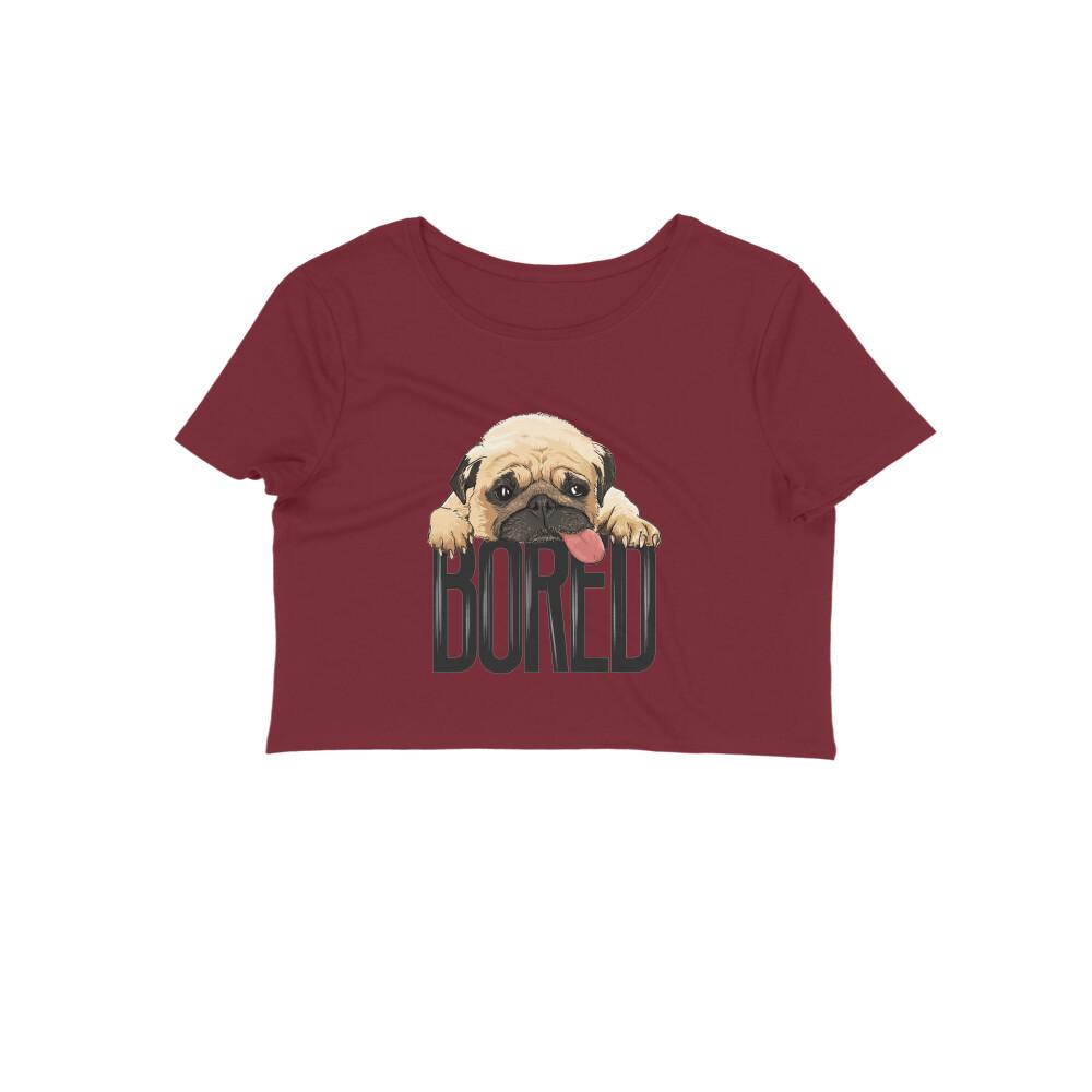 Stepevoli Clothing - Crop Top (Women) - Bored Pug Baby (11 Colours)