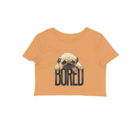 Stepevoli Clothing - Crop Top (Women) - Bored Pug Baby (11 Colours)