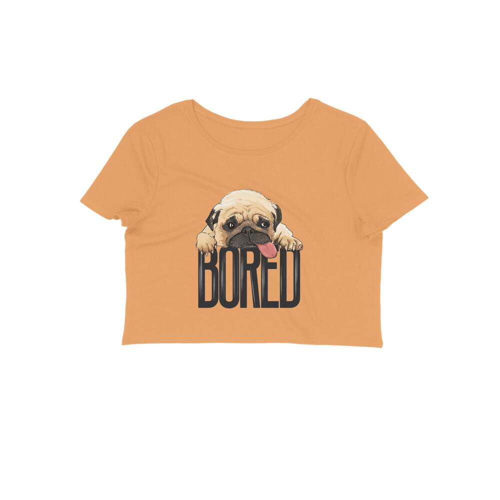 Stepevoli Clothing - Crop Top (Women) - Bored Pug Baby (11 Colours)