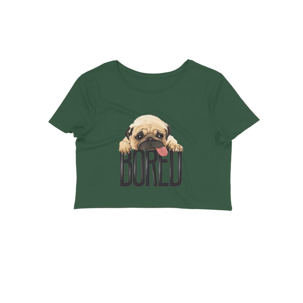 Stepevoli Clothing - Crop Top (Women) - Bored Pug Baby (11 Colours)
