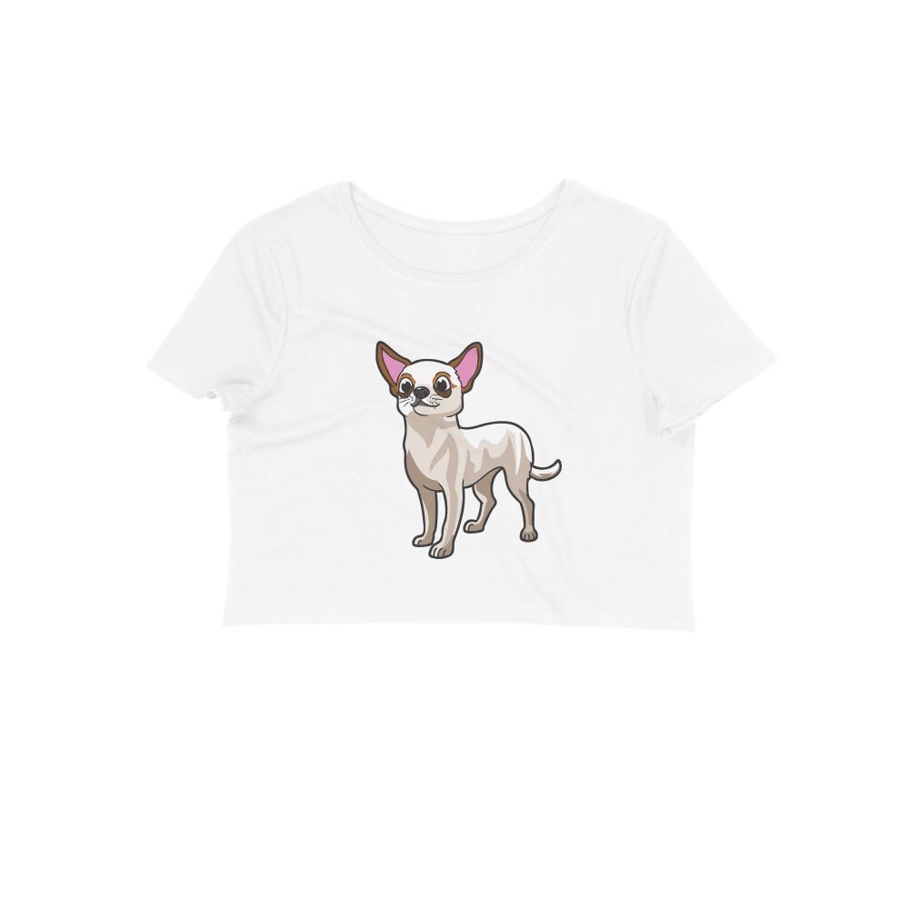 Stepevoli Clothing - Crop Top (Women) - Chatty Chihuahua (12 Colours)