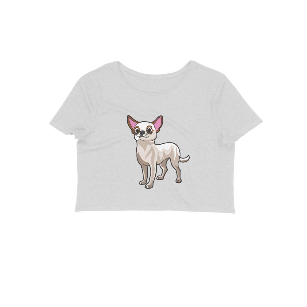 Stepevoli Clothing - Crop Top (Women) - Chatty Chihuahua (12 Colours)