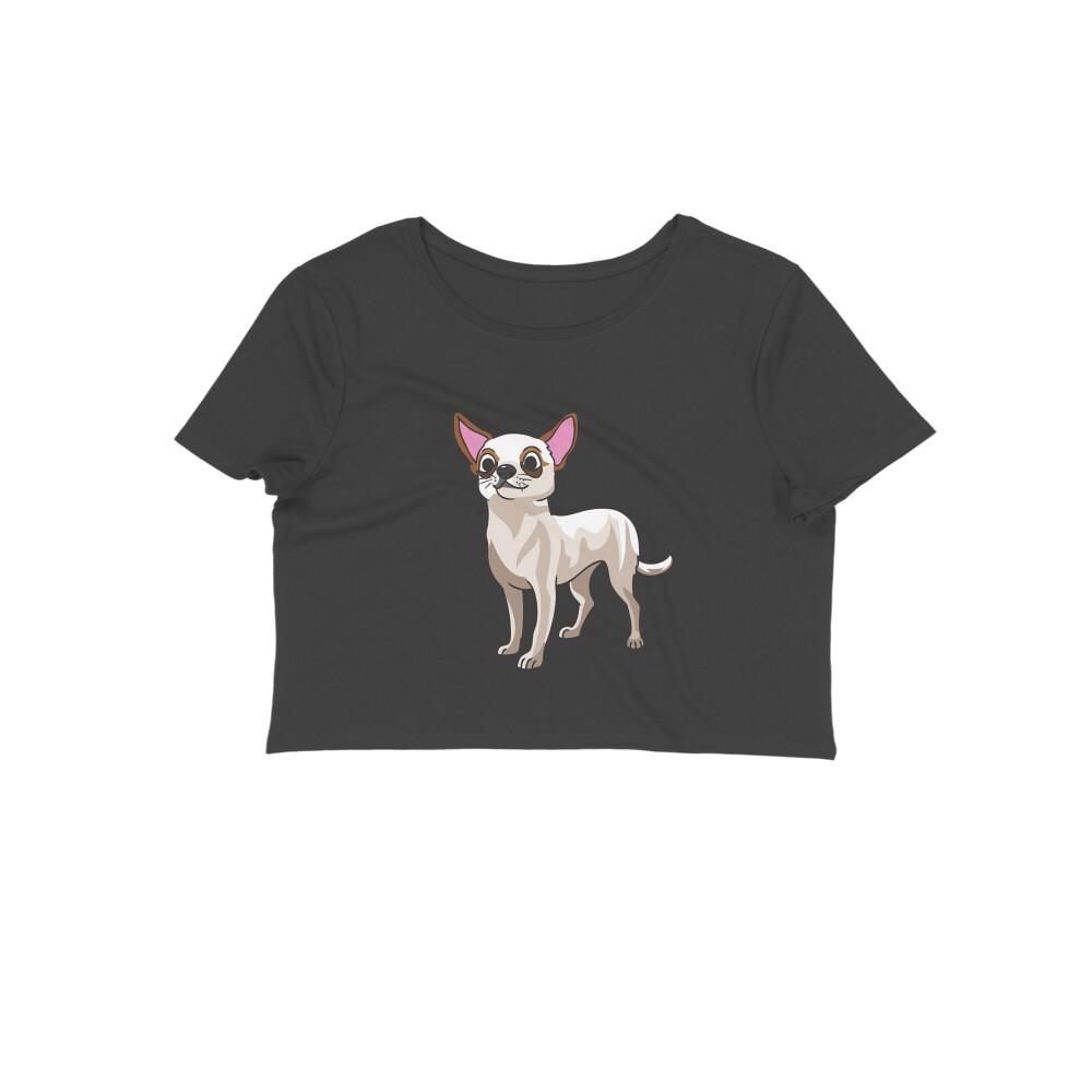 Stepevoli Clothing - Crop Top (Women) - Chatty Chihuahua (12 Colours)