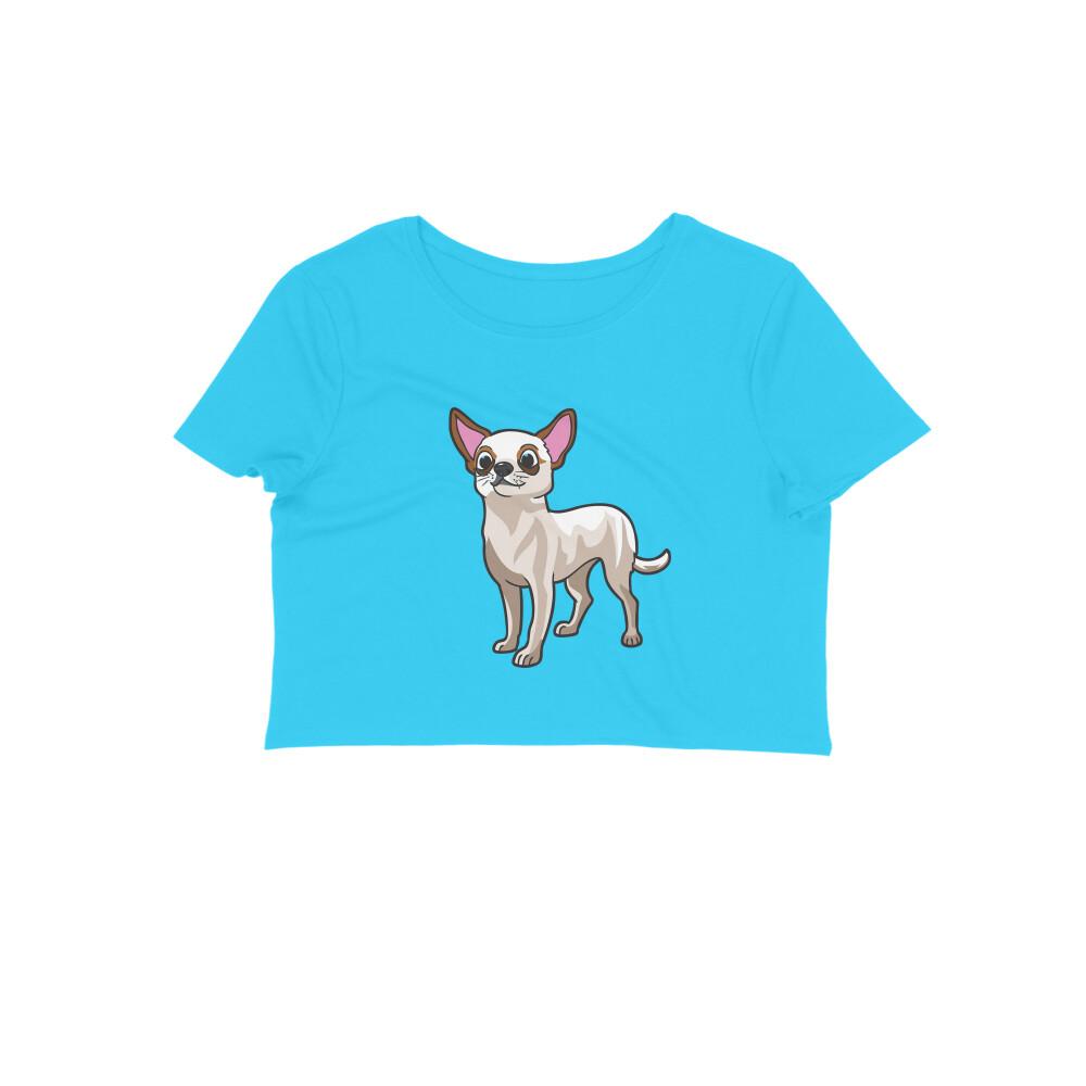 Stepevoli Clothing - Crop Top (Women) - Chatty Chihuahua (12 Colours)