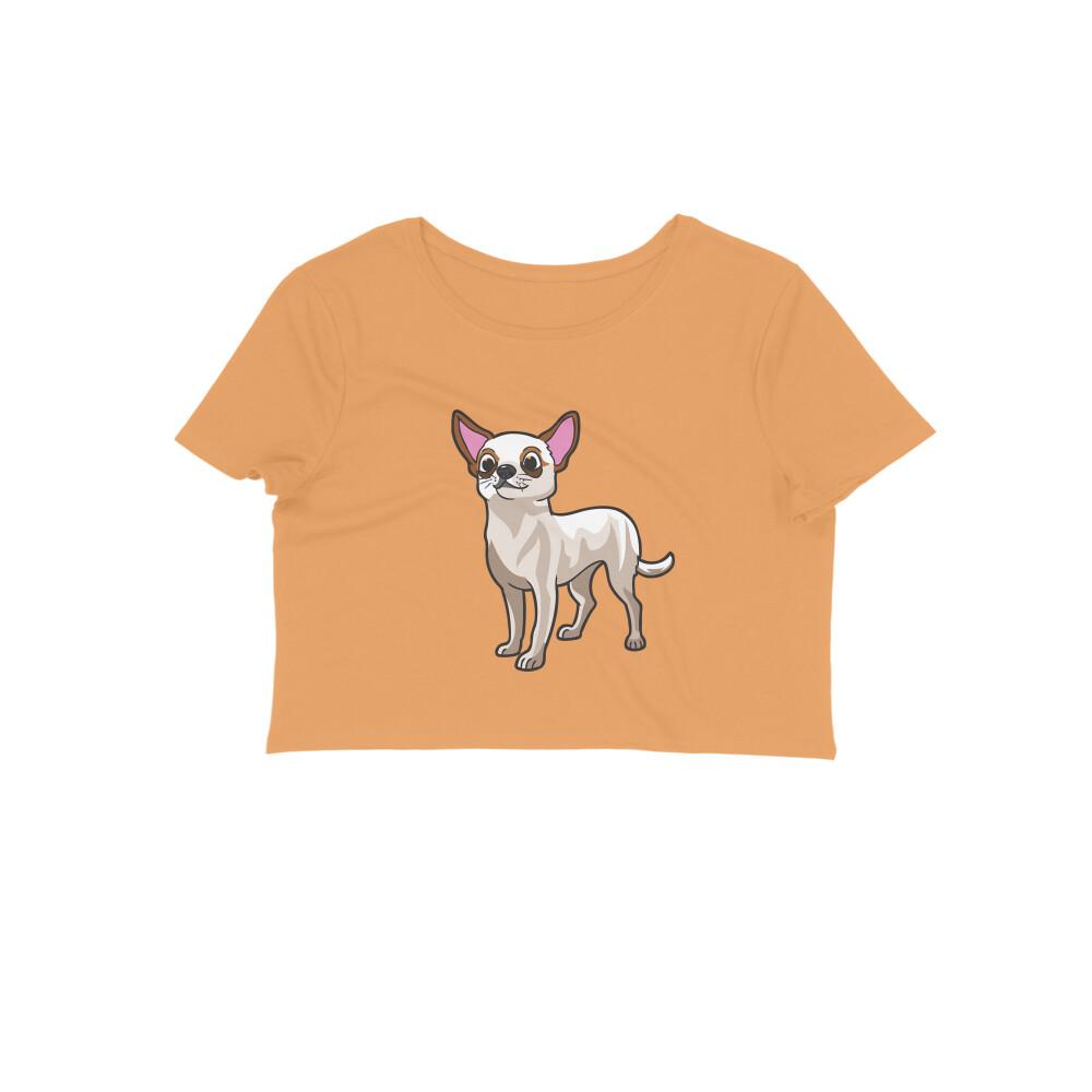 Stepevoli Clothing - Crop Top (Women) - Chatty Chihuahua (12 Colours)