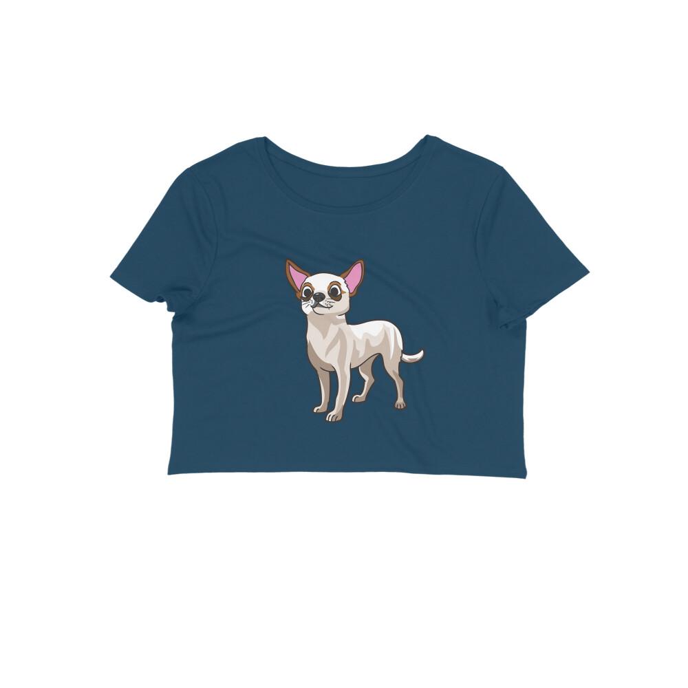 Stepevoli Clothing - Crop Top (Women) - Chatty Chihuahua (12 Colours)