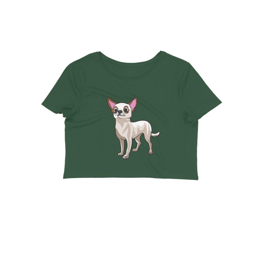 Stepevoli Clothing - Crop Top (Women) - Chatty Chihuahua (12 Colours)