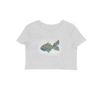 Stepevoli Clothing - Crop Top (Women) - Little Tamasaba Goldfish (12 Colours)