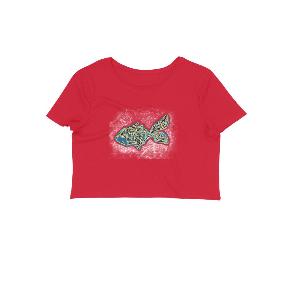 Stepevoli Clothing - Crop Top (Women) - Little Tamasaba Goldfish (12 Colours)