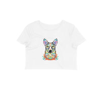Stepevoli Clothing - Crop Top (Women) - Happy Corgi (11 Colours)
