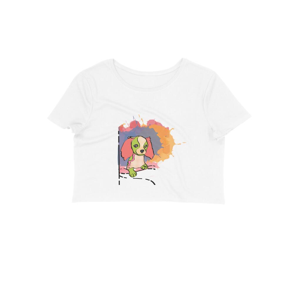 Stepevoli Clothing - Crop Top (Women) - Cavalier King Charles Spaniel (12 Colours)