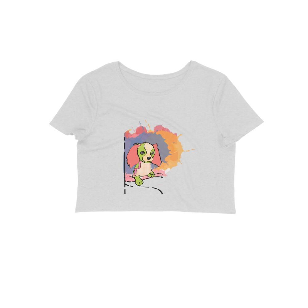 Stepevoli Clothing - Crop Top (Women) - Cavalier King Charles Spaniel (12 Colours)