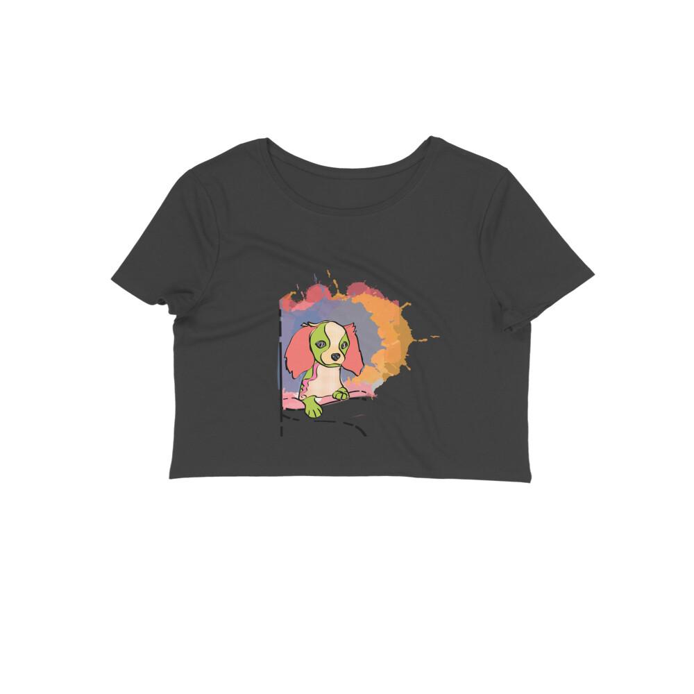 Stepevoli Clothing - Crop Top (Women) - Cavalier King Charles Spaniel (12 Colours)