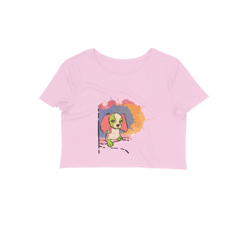 Stepevoli Clothing - Crop Top (Women) - Cavalier King Charles Spaniel (12 Colours)