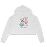 Stepevoli Clothing - Crop Hoodie (Women) - Pitbull Glitter (6 Colours)