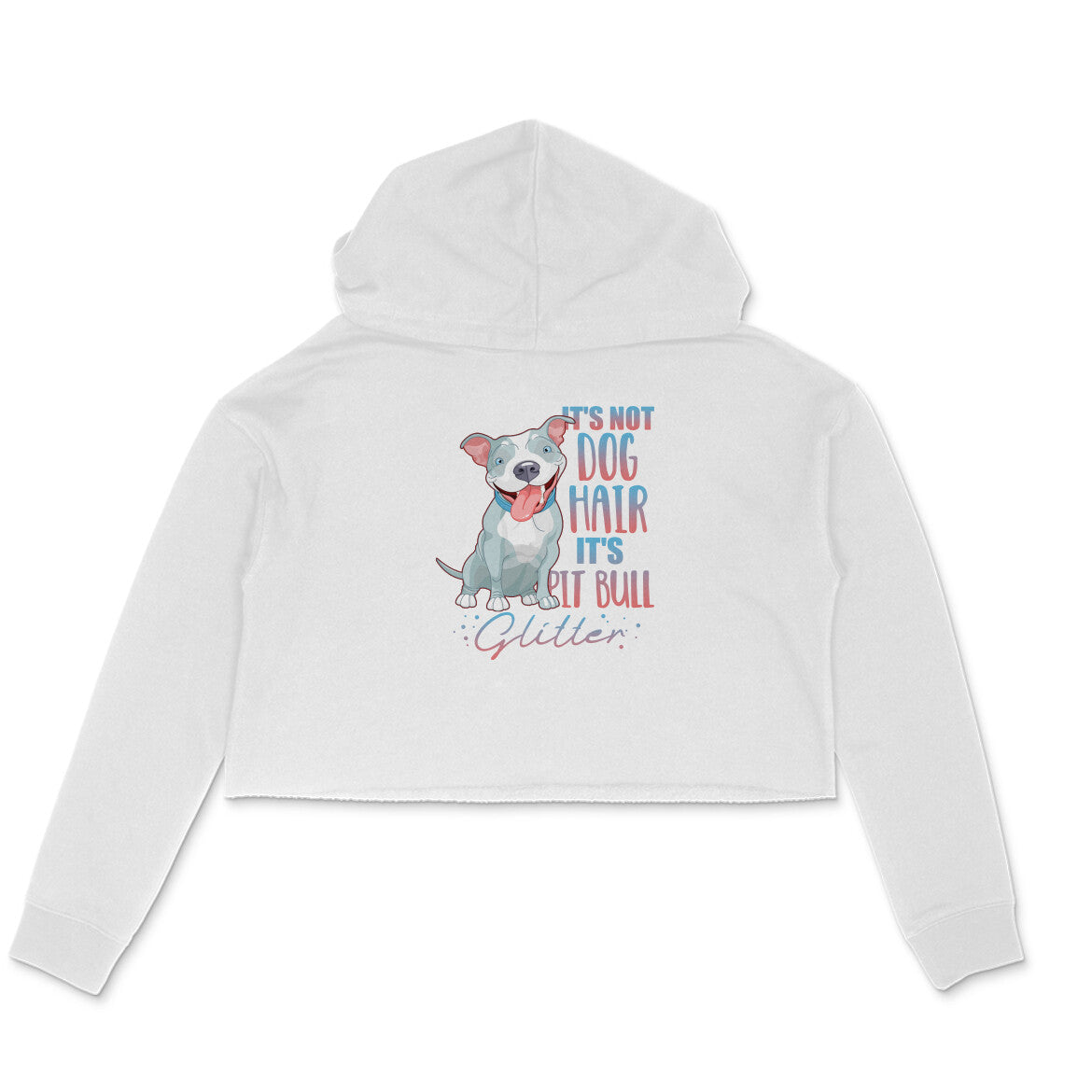 Stepevoli Clothing - Crop Hoodie (Women) - Pitbull Glitter (6 Colours)
