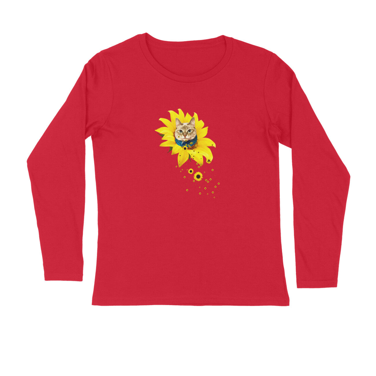 Stepevoli Clothing - Full Sleeves Round Neck (Men) - A Meowment Of Sunshine (7 Colours)