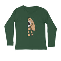 Stepevoli Clothing - Full Sleeves Round Neck (Men) - Basset Hound Hello (7 Colours)
