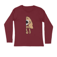 Stepevoli Clothing - Full Sleeves Round Neck (Men) - Basset Hound Hello (7 Colours)