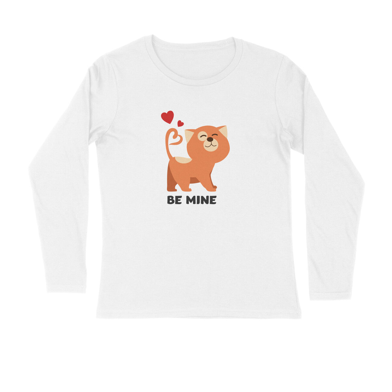Stepevoli Clothing - Full Sleeves Round Neck (Men) - Be Mine Valentine (2 Colours)