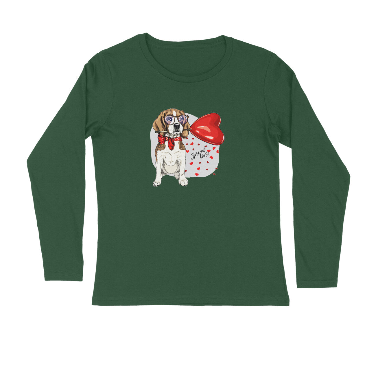 Stepevoli Clothing - Full Sleeves Round Neck (Men) - Beagle Furever Love (7 Colours)