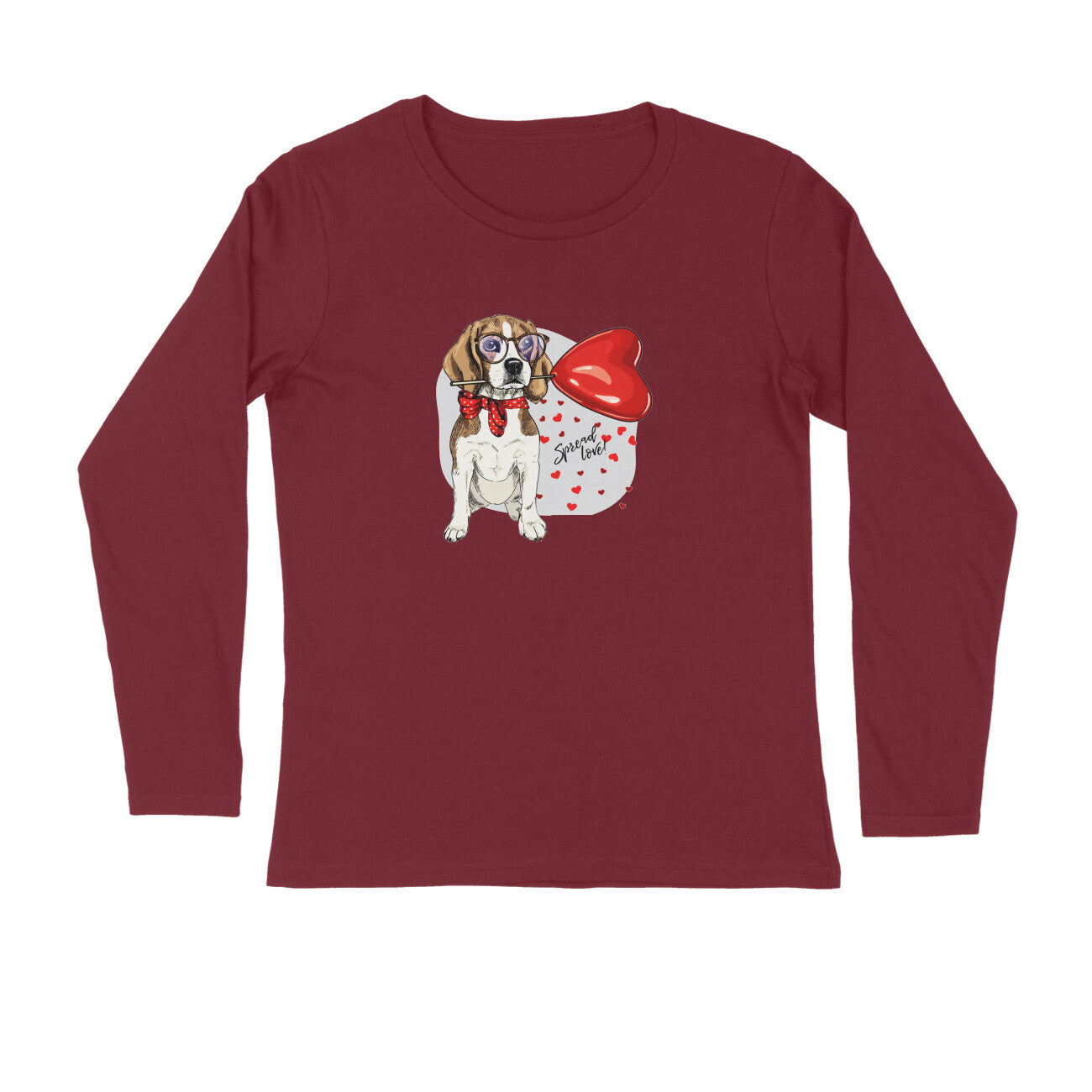 Stepevoli Clothing - Full Sleeves Round Neck (Men) - Beagle Furever Love (7 Colours)