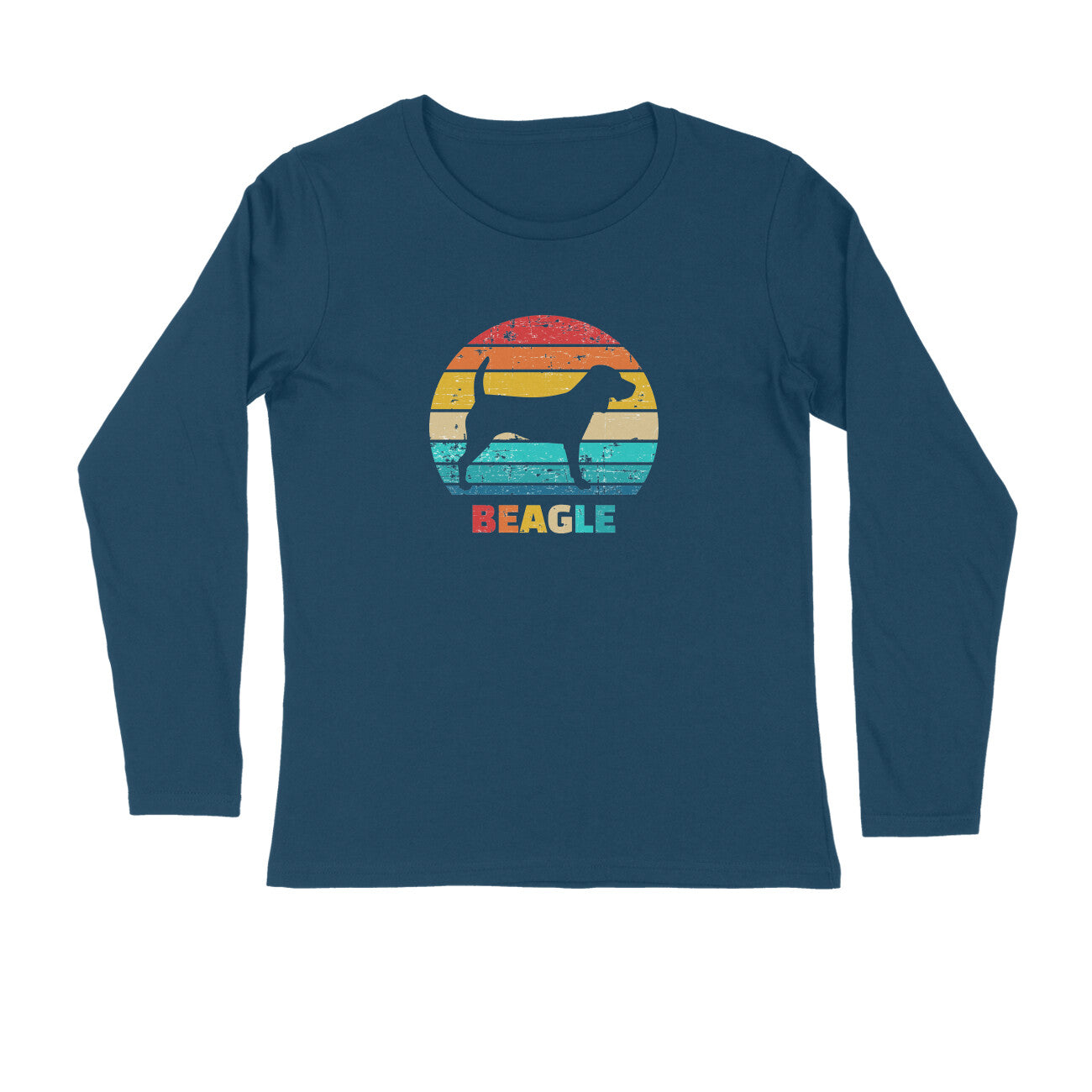 Stepevoli Clothing - Full Sleeves Round Neck (Men) - Beagle Sunset (5 Colours)