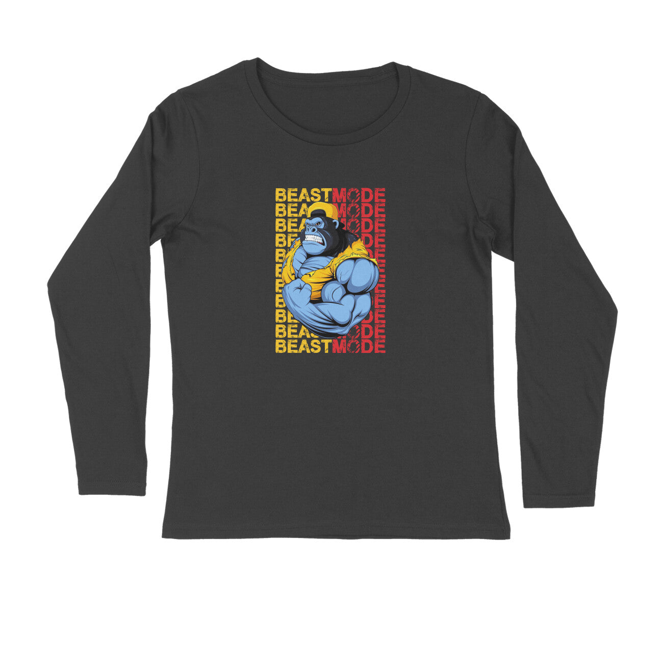 Stepevoli Clothing - Full Sleeves Round Neck (Men) - Beast Mode (5 Colours)