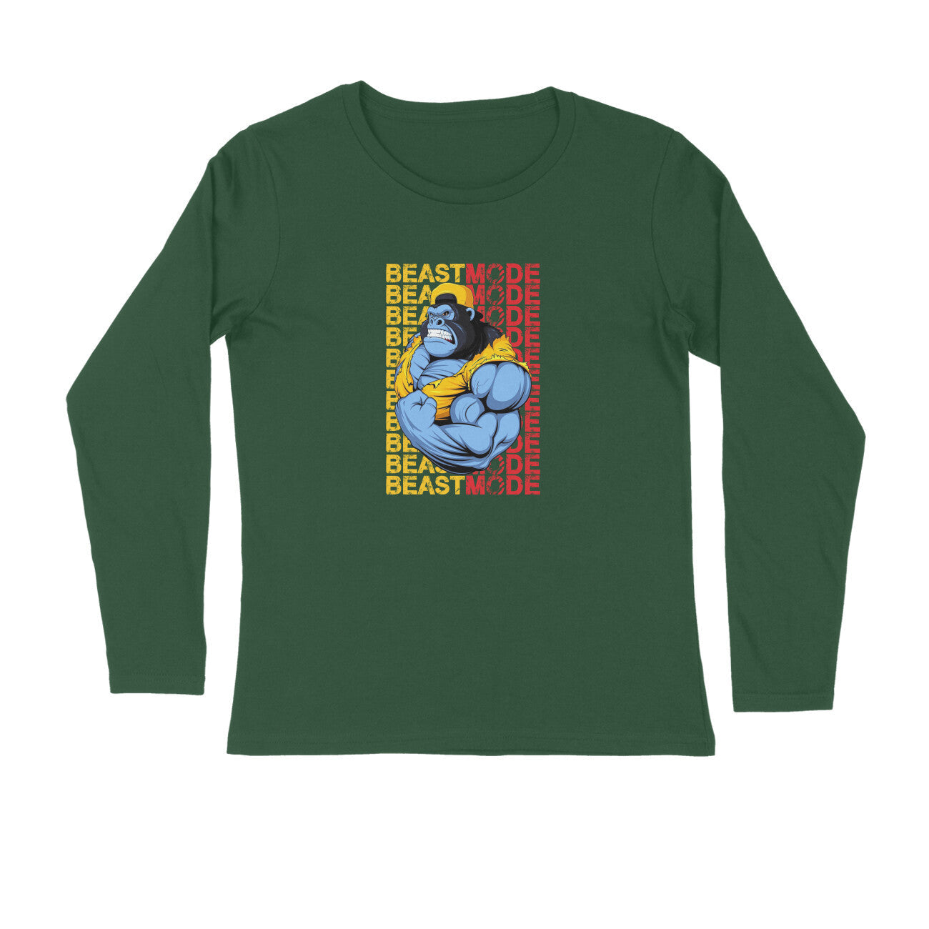 Stepevoli Clothing - Full Sleeves Round Neck (Men) - Beast Mode (5 Colours)