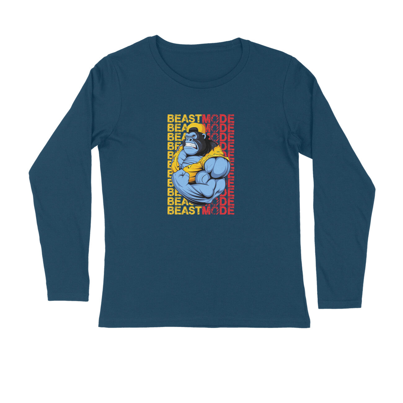 Stepevoli Clothing - Full Sleeves Round Neck (Men) - Beast Mode (5 Colours)