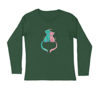 Stepevoli Clothing - Full Sleeves Round Neck (Men) - Cats In Love (7 Colours)