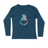 Stepevoli Clothing - Full Sleeves Round Neck (Men) - Cats In Love (7 Colours)