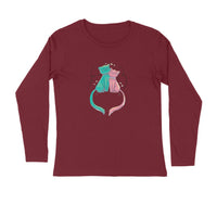 Stepevoli Clothing - Full Sleeves Round Neck (Men) - Cats In Love (7 Colours)