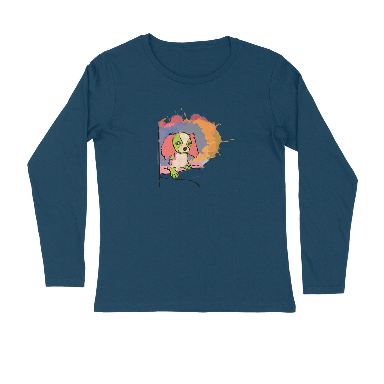 Stepevoli Clothing - Full Sleeves Round Neck (Men) - Cavalier King Charles Spaniel (7 Colours)