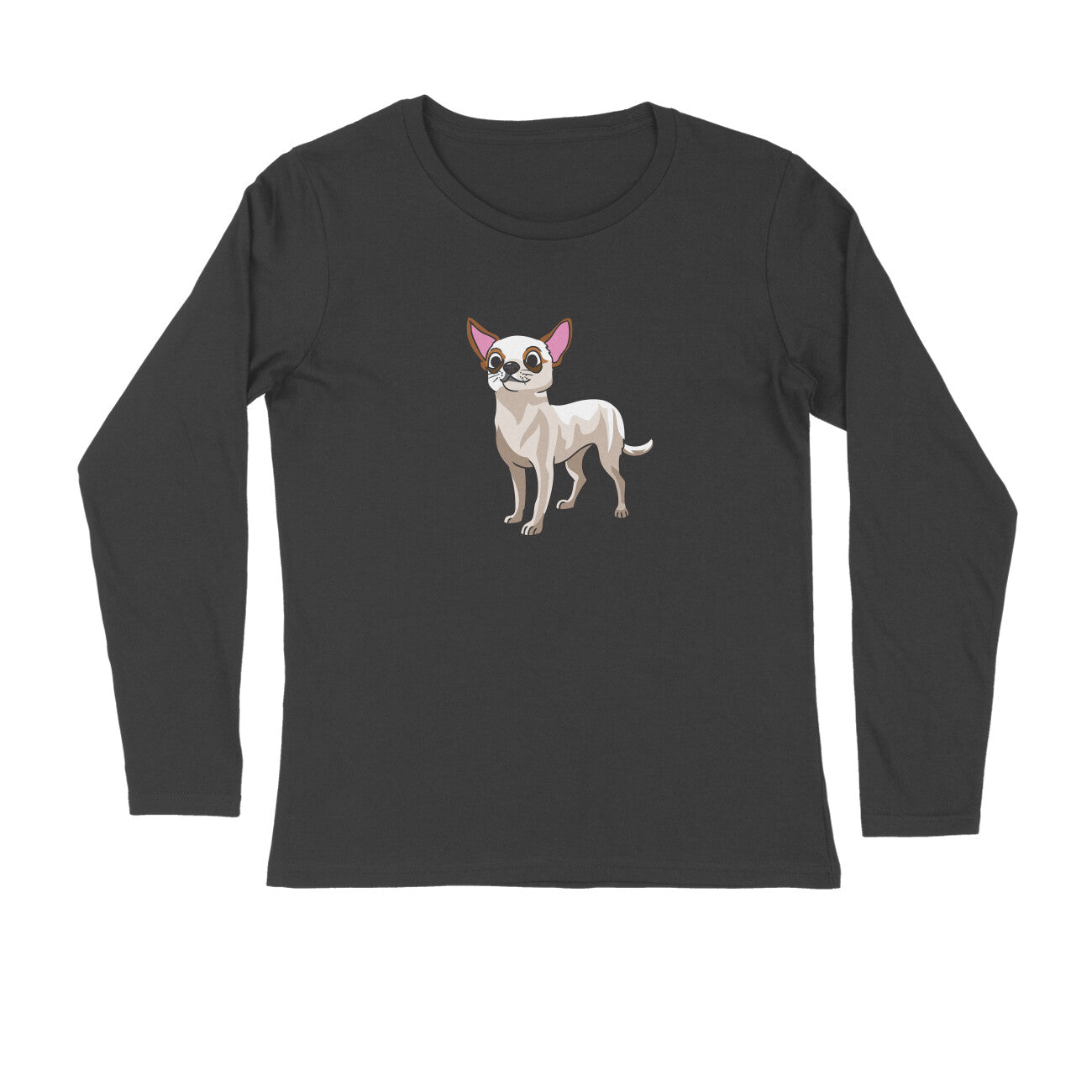 Stepevoli Clothing - Full Sleeves Round Neck (Men) - Chatty Chihuahua (7 Colours)