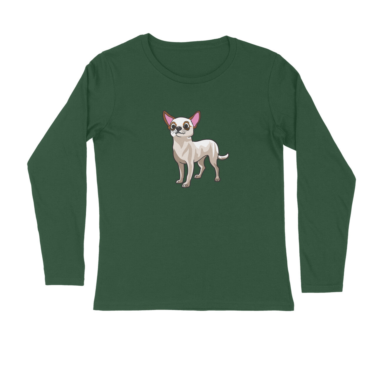 Stepevoli Clothing - Full Sleeves Round Neck (Men) - Chatty Chihuahua (7 Colours)