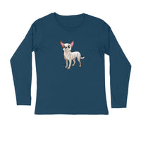 Stepevoli Clothing - Full Sleeves Round Neck (Men) - Chatty Chihuahua (7 Colours)