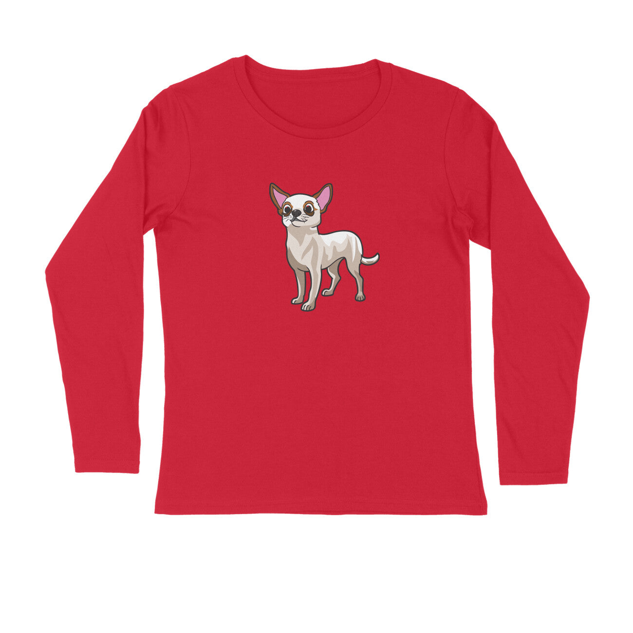 Stepevoli Clothing - Full Sleeves Round Neck (Men) - Chatty Chihuahua (7 Colours)