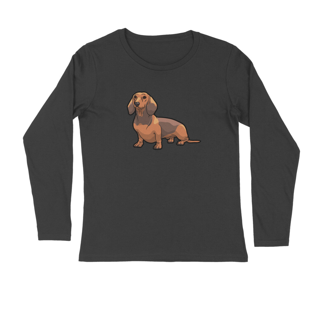 Stepevoli Clothing - Full Sleeves Round Neck (Men) - Dash Dash Dachshund (7 Colours)