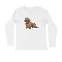 Stepevoli Clothing - Full Sleeves Round Neck (Men) - Dash Dash Dachshund (7 Colours)