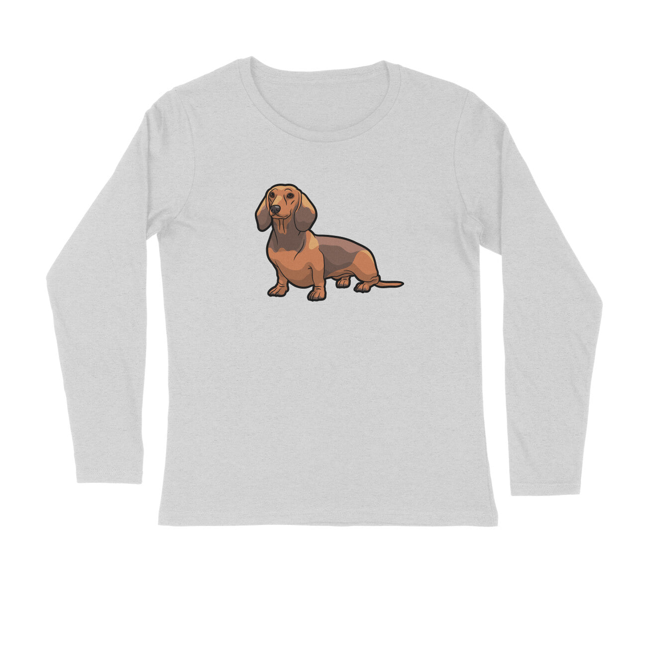 Stepevoli Clothing - Full Sleeves Round Neck (Men) - Dash Dash Dachshund (7 Colours)