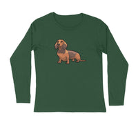 Stepevoli Clothing - Full Sleeves Round Neck (Men) - Dash Dash Dachshund (7 Colours)