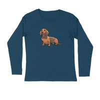Stepevoli Clothing - Full Sleeves Round Neck (Men) - Dash Dash Dachshund (7 Colours)