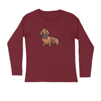 Stepevoli Clothing - Full Sleeves Round Neck (Men) - Dash Dash Dachshund (7 Colours)
