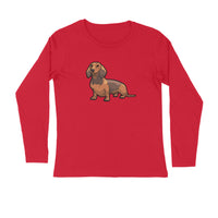 Stepevoli Clothing - Full Sleeves Round Neck (Men) - Dash Dash Dachshund (7 Colours)