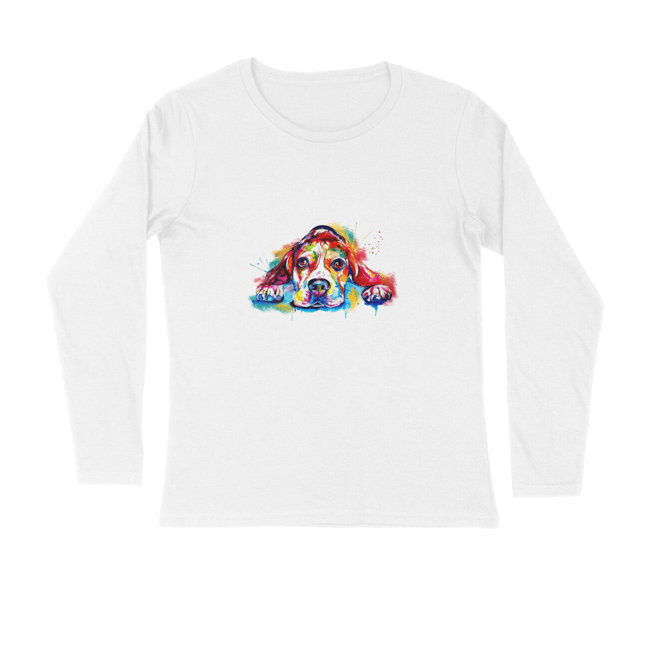 Stepevoli Clothing - Full Sleeves Round Neck (Men) - Droopy Dog Eyes (7 Colours)